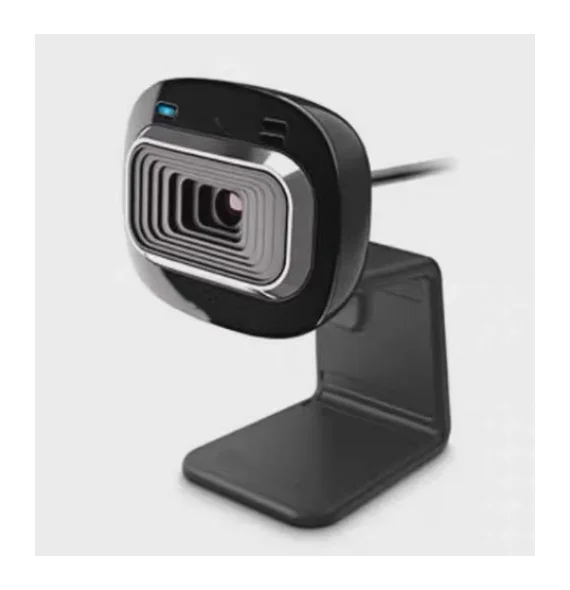 Microsoft HD-3000 720P HD Webcam External PC Camera for Postgraduate Interviews, Live Streaming & Home Use