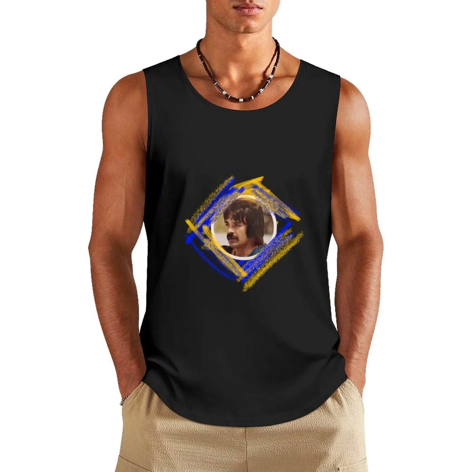 

Retro Sabres Korab Tank Top gym clothing Men's t-shirt Male clothes gym clothes for man
