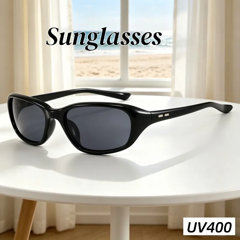 

New Retro Y2K UV400 Sunglasses Fashionable High-definition Ultra Light UV Resistant Glasses Outdoor Photo Sunscreen Eyeglasses