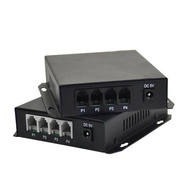 

High Quality 4-Channel Telephone FC/SC Fiber Converter RJ11 Telephone to Fiber Optic Equipment