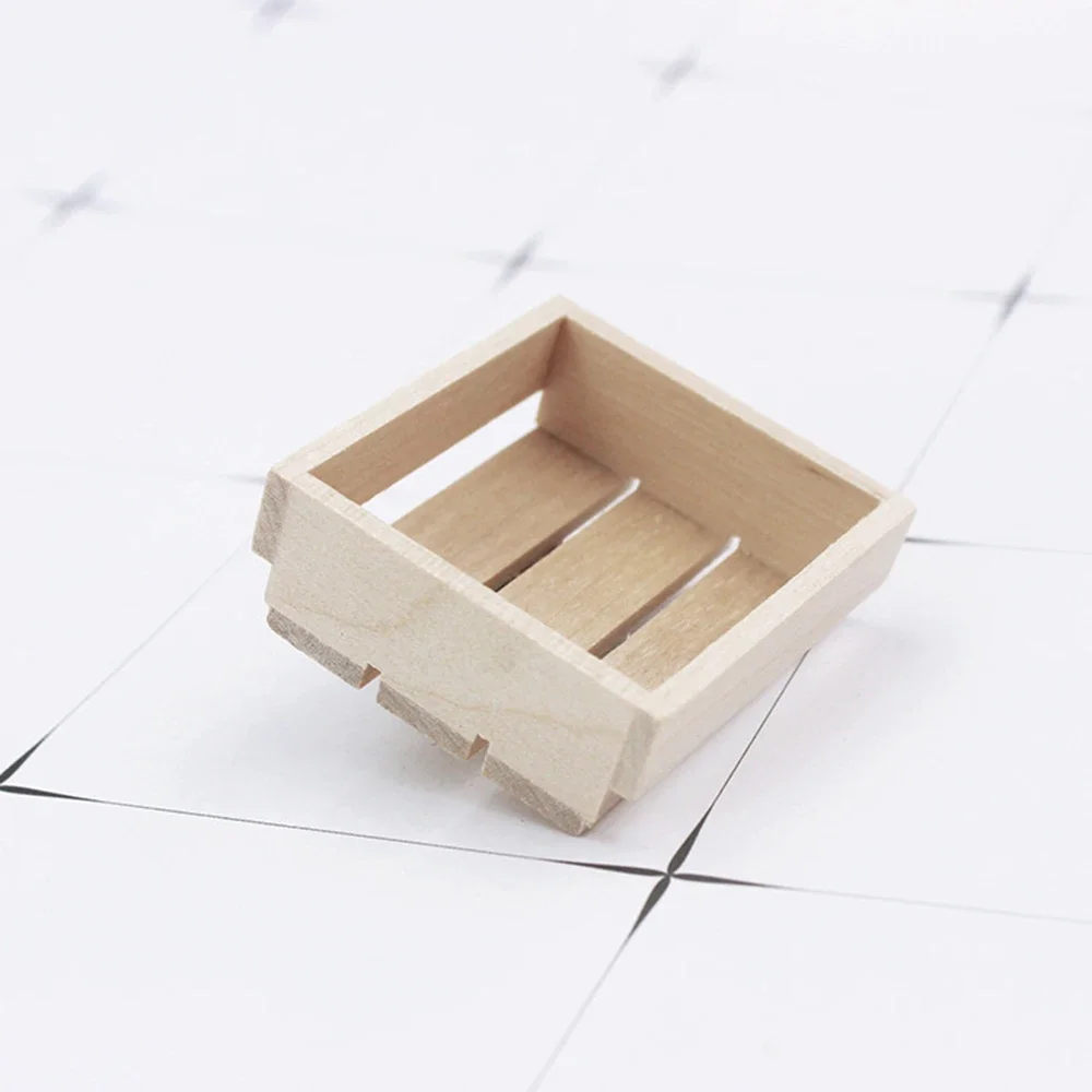 1/12 Dollhouse Miniature Accessories Mini Wooden Box Simulation Frame Model Toys for Doll House Decoration ob11