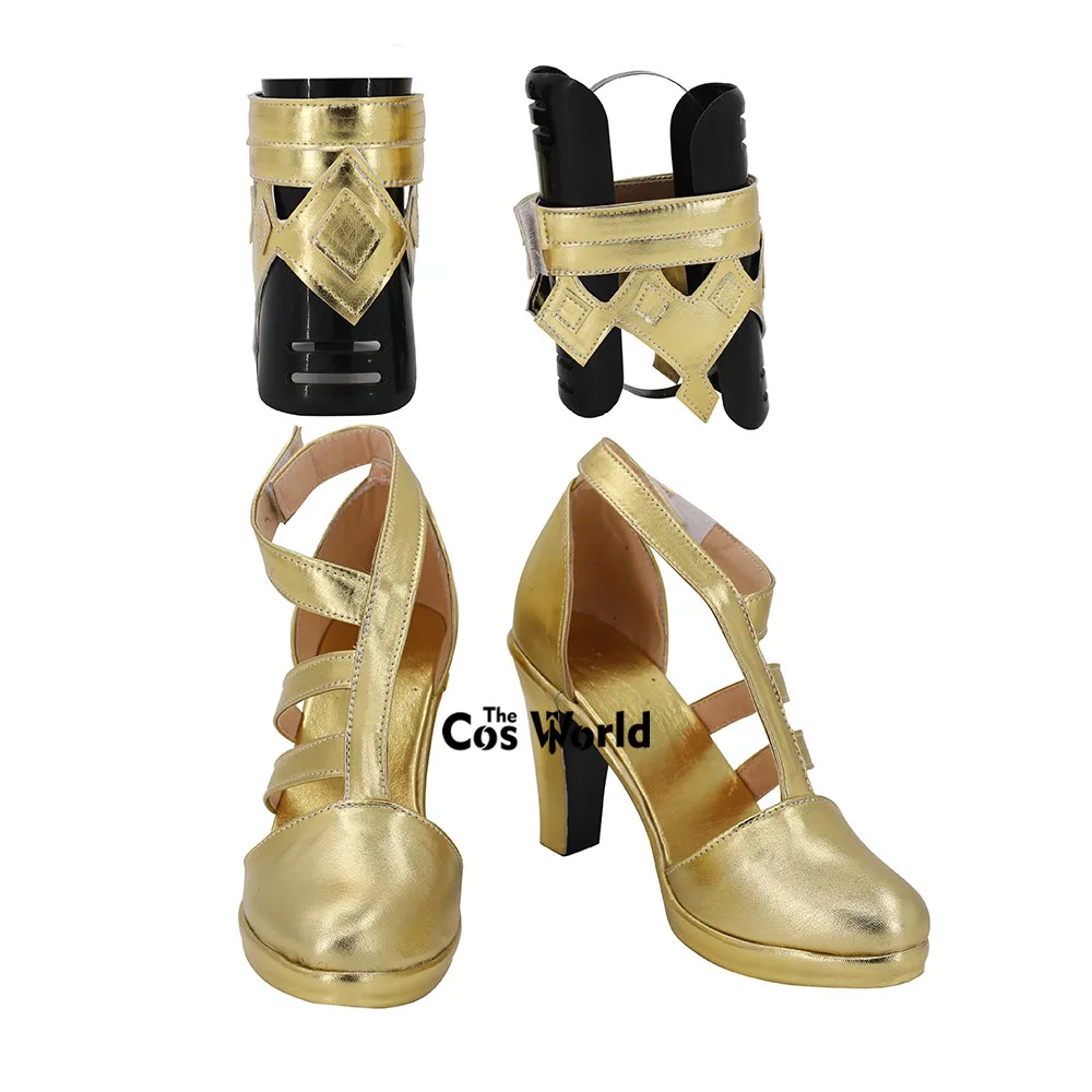 Genshin Layla Games Cosplay personnaliser chaussures à talons hauts