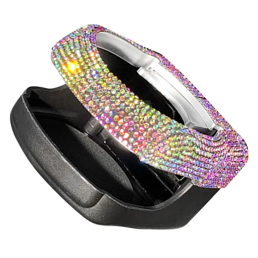 كوب سيارة لتنفيس الهواء زجاجة مياه عالمية حامل مشروبات السيارات الماس ديكور عمودي جبل حامل أكواب السيارات المستقر #4