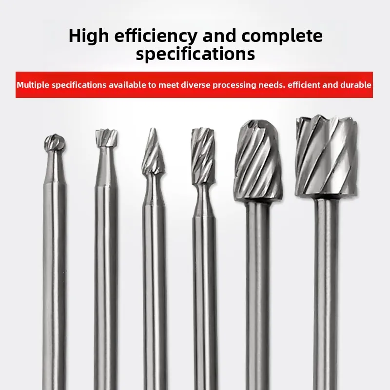 Woodworking Grinding Head/ Rotary File Drill 3mm Wood Peeling Plastic Polishing Grinding Tool / Artifact Engraving Grinding Head