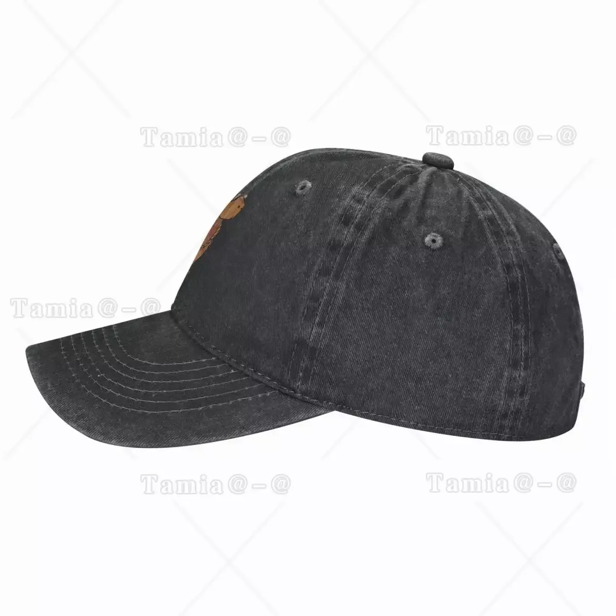 Ok I Pull Up Baseball Cap Capybara Glasses Outdoor Sport Wholesale Washed Trucker Hat Couple Women Stylish Design Baseball Caps image 3