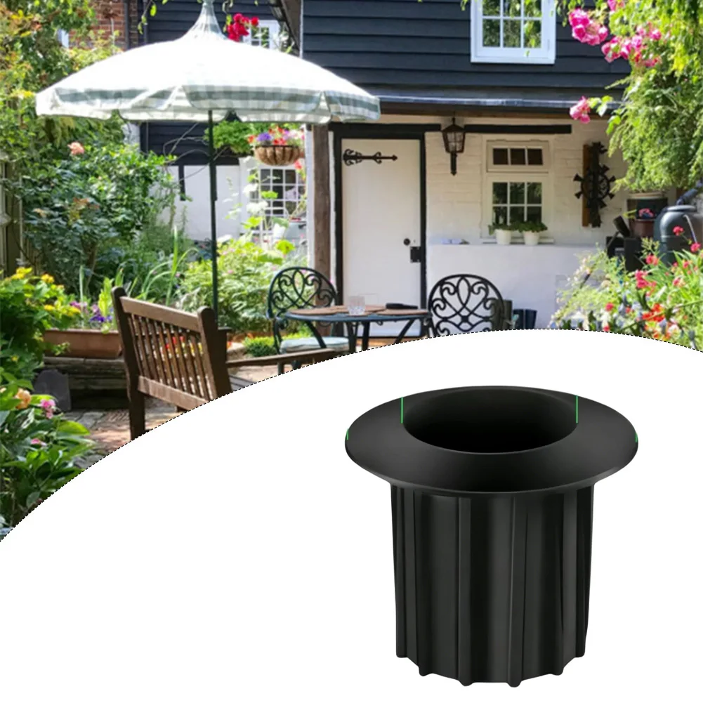 Umbrella Base Support Bushing Plastic Socket Ring for Table Mount 32mm 38mm 48mm Hole Fit Slanted Sleeve and Screw