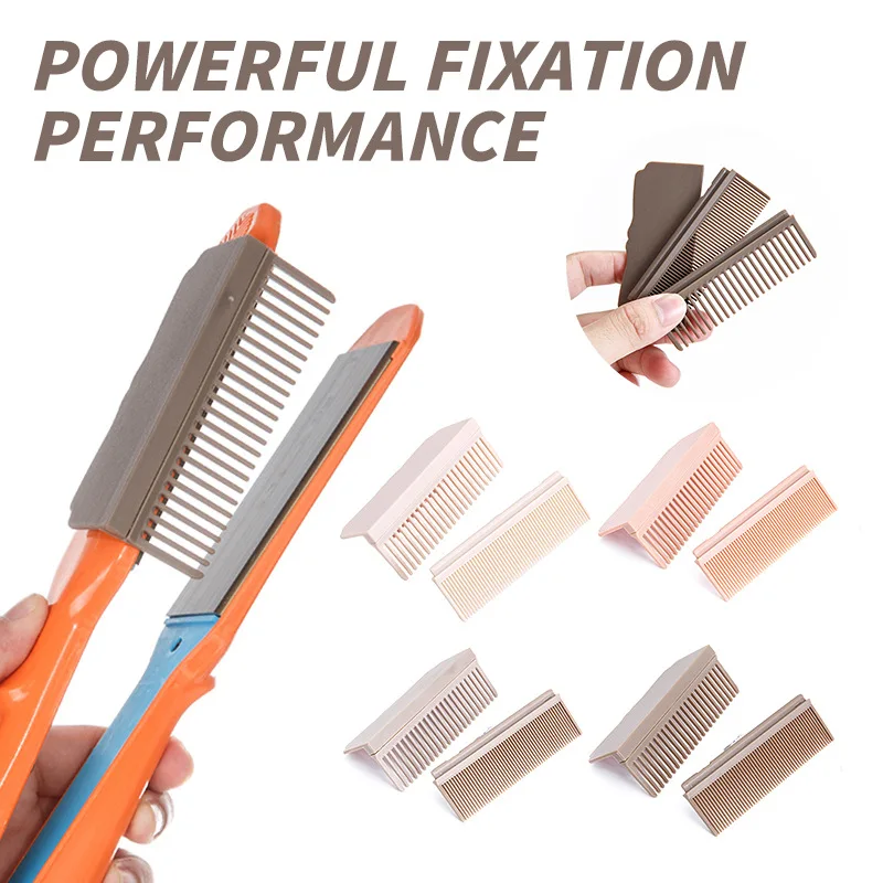 

1 шт., парикмахерская расческа для выпрямления волос прикрепляется к утюгу для низкой и высокой температуры, инструмент для укладки волос «сделай сам», инструмент для путешествий