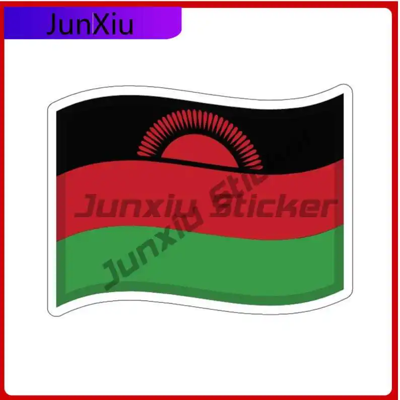 

Malawi Flag Sticker Malawi Flag Fun Sticker Exterior Accessories Decoration For Car Bicycle Skateboard Laptop Rv Camper Windows