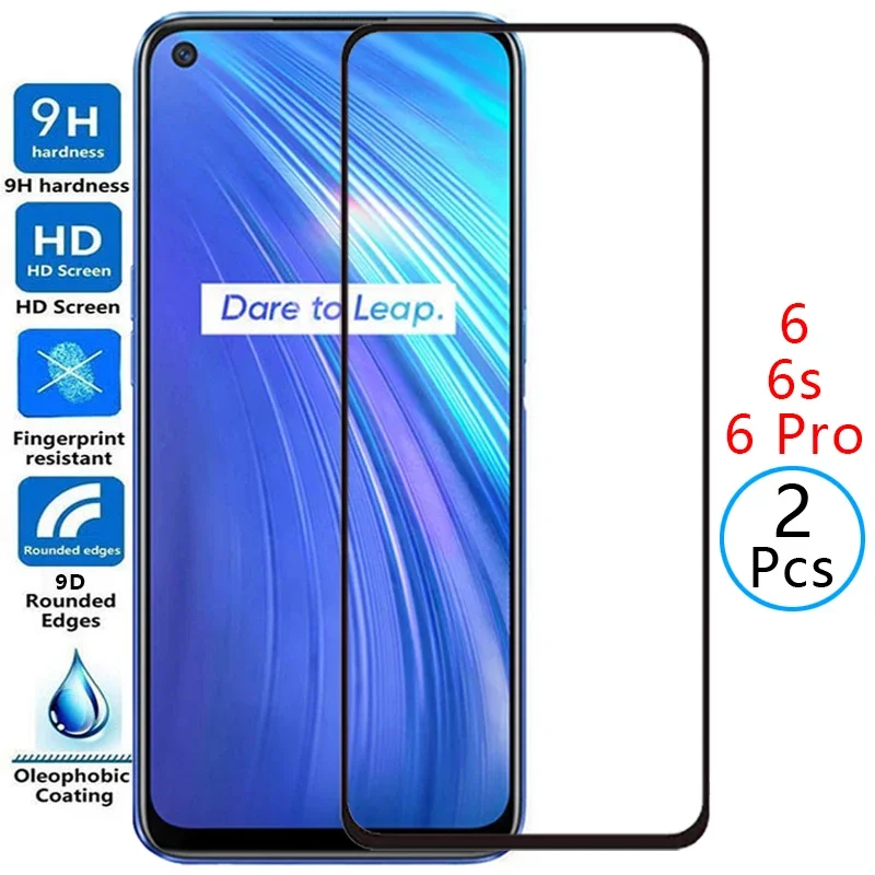 protective tempered glass for realme 6 pro 6s screen protector on realme6 realme6s 6 s s6 6pro film realmi reame relme realmi6