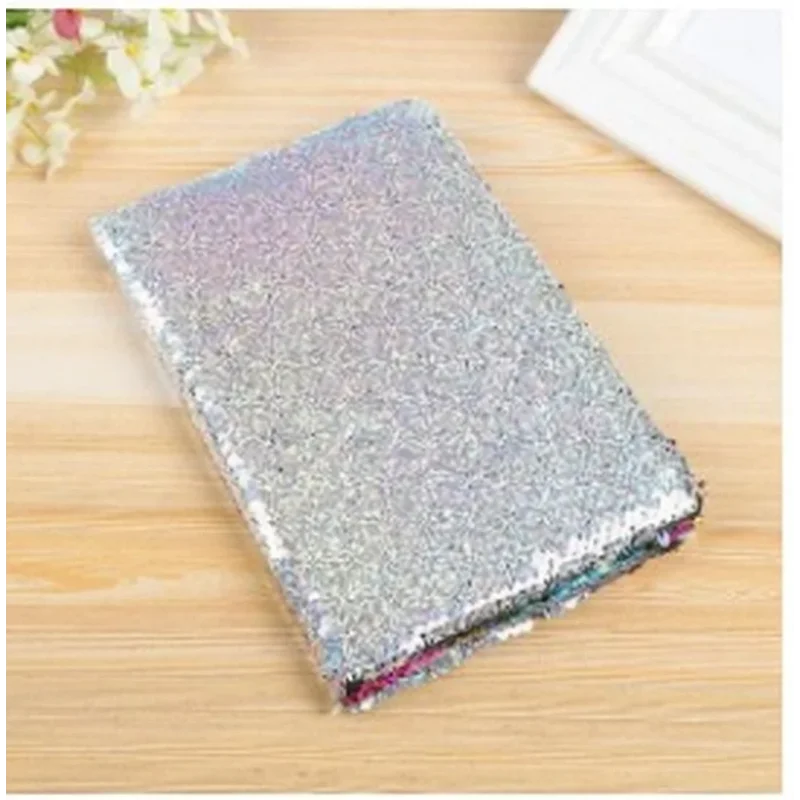 Reversible Sequin Journal Diary Magic A6 Note Book Writing Book for Kid Girl Children Sequins Notebook Hot Notebooks Stationery