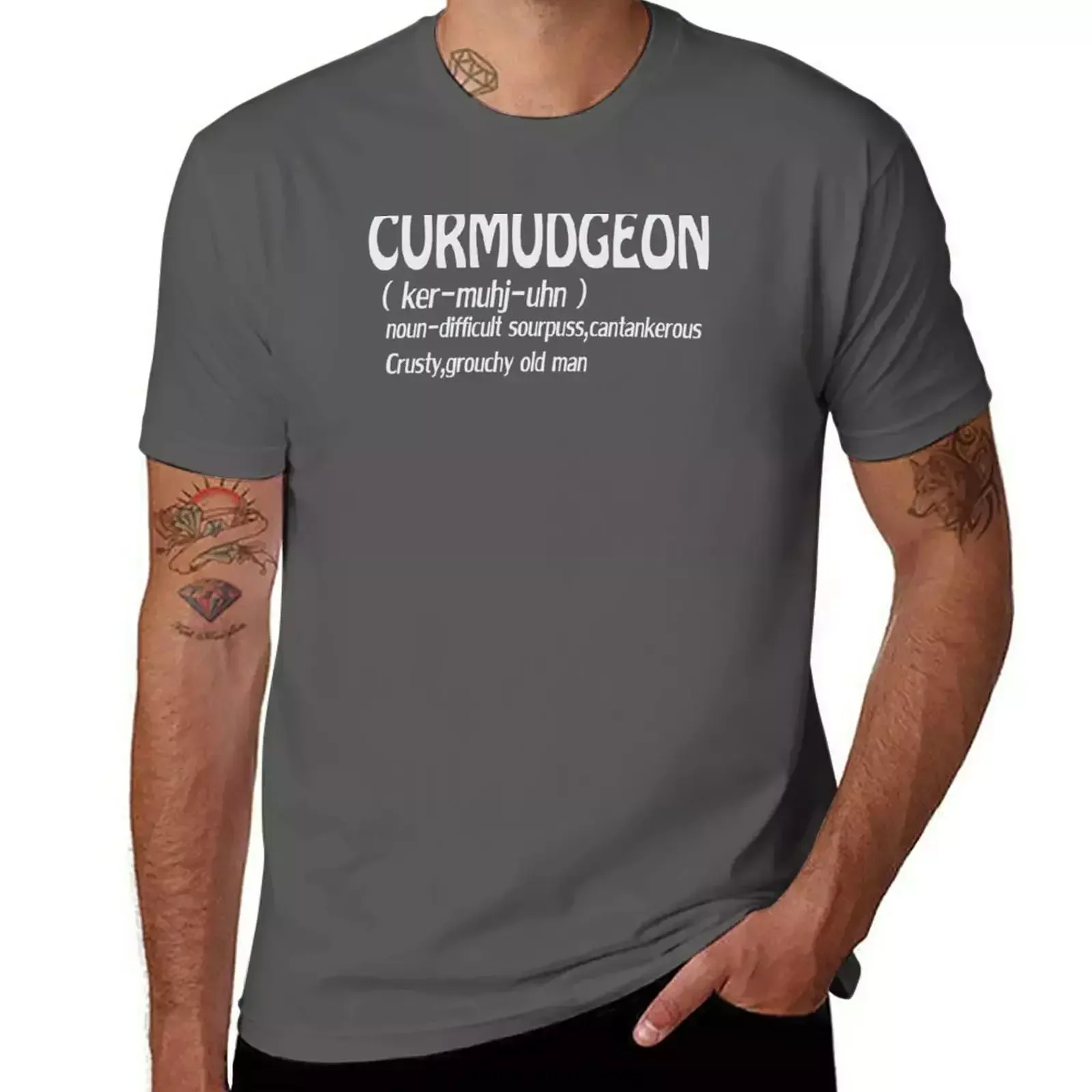 Popular Curmudgeon definition VL940 Trending T-Shirt plus sizes customs boys whites oversized t shirts for men