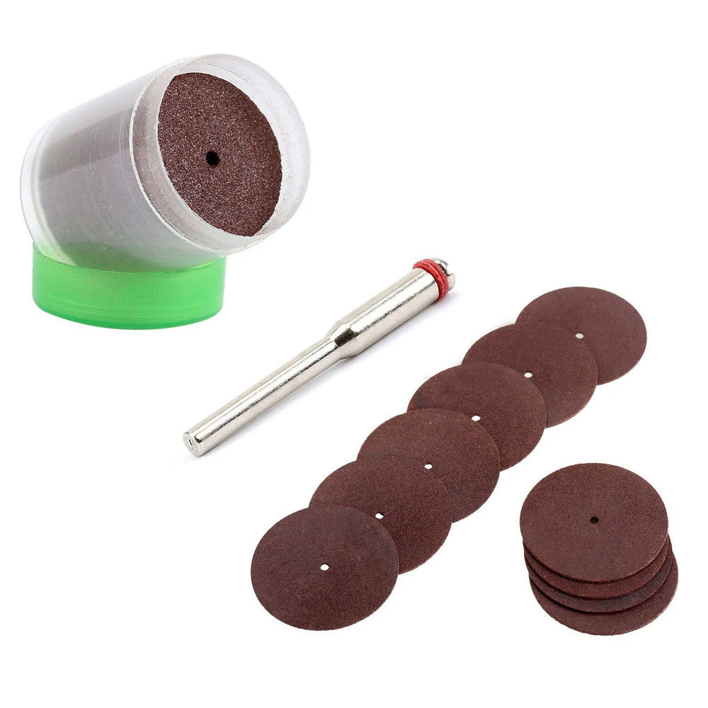 35* 22mm Resin Cutting Discs with 3.1mm Mandrel 28000RPM Reinforced Cut Off Grinding Wheels Rotary Blade Disc Tool Metal Cutter