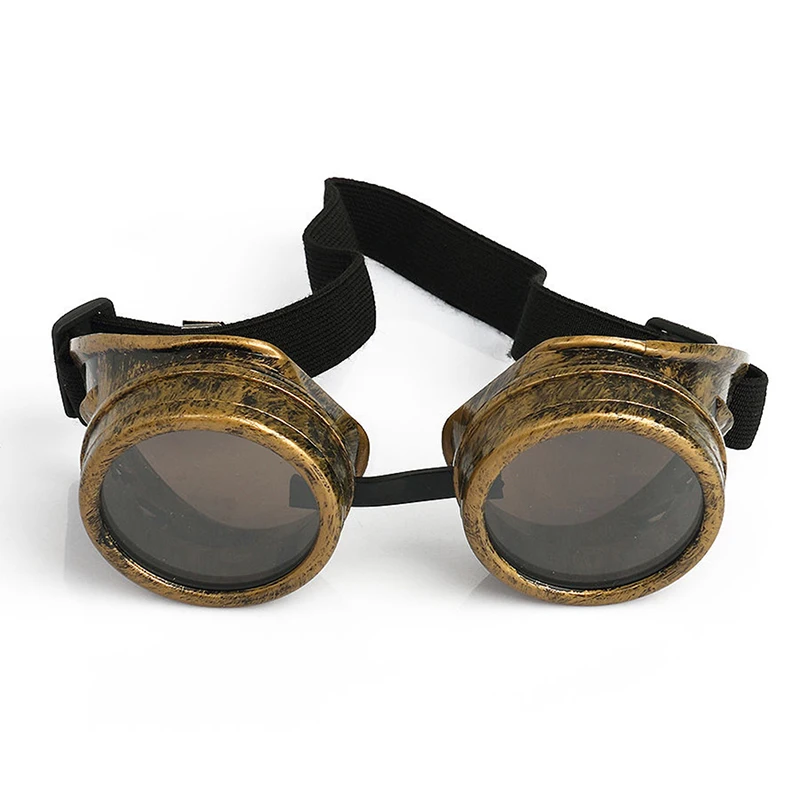 Vintage Victorian Steampunk Goggles Glasses Welding Gothic Cosplay Fashion