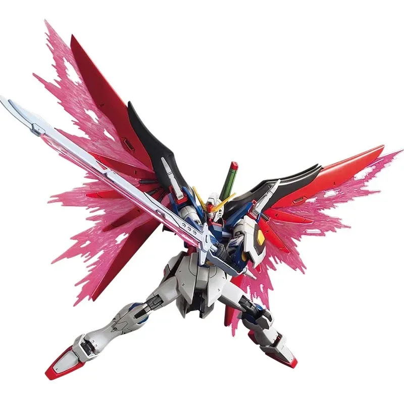 

Bandai Gundam Assembling Anime Model HG HGCE 1/144 SEED New Edition Destiny Figure with Light Wing Gift Toy