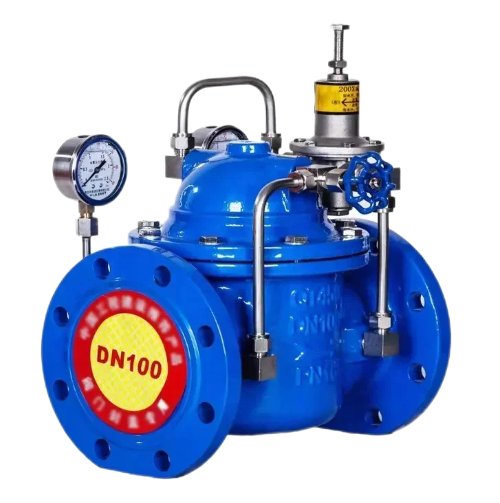 DKV 200X Pressure reducing valve cast iron pressure reducing valve DN100 PN16 CF8 Pressure reducing control valve