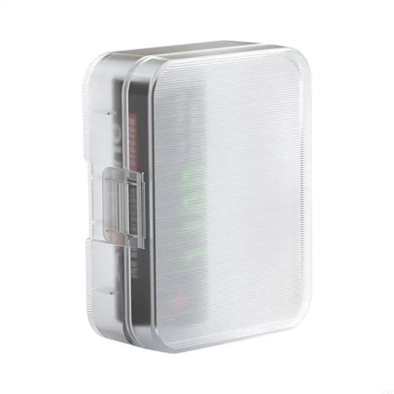 E1PF Portable Battery Storage Holder for 2 18500 or 1-3 16340 Batteries Secure &Organize Batteries with this Storage Case