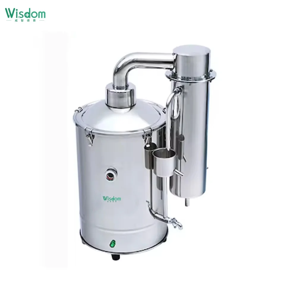 WISDOM Electric-Heating Distilling Water Apparatus Laboratory Stainless-Steel 5L-20L Common Model Industrial