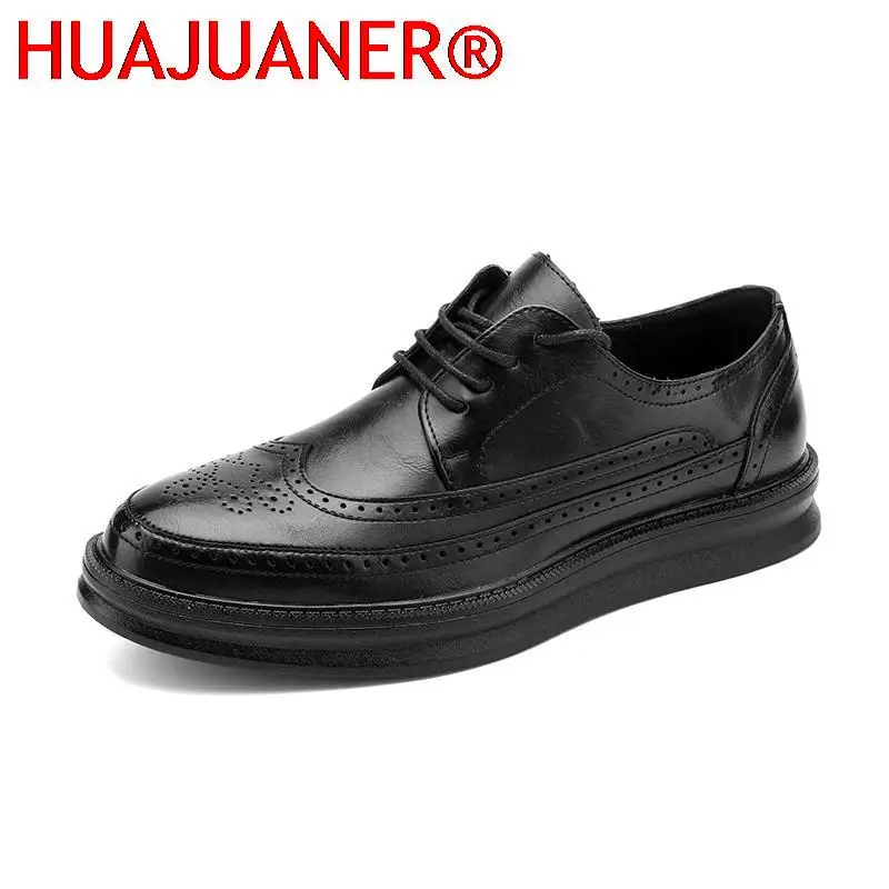 Chaussures provoqué en cuir blanc pour hommes, chaussures d'affaires décontractées, Oxfords de bureau de mariage pour hommes, chaussures de marche confortables, marque