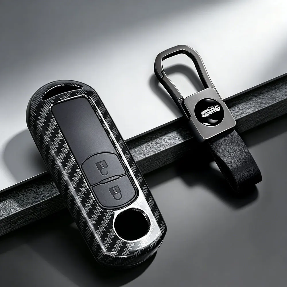 New ABS Car Key Case For Mazda 2 3 6 Demio Atenza Axela CX-5 CX5 CX-3 CX7 CX-9 3 4 CX30 2016 2017 2018 2019 Key Cover 3 4 Button