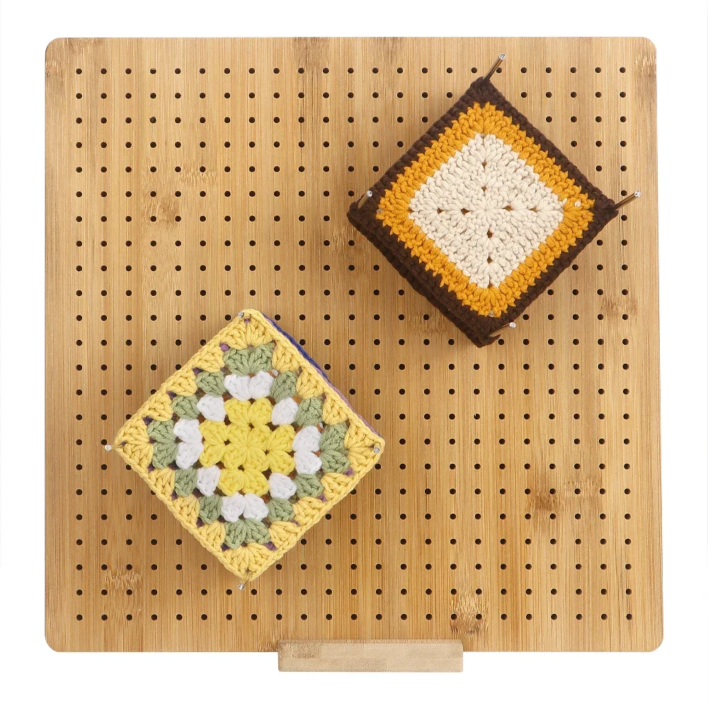 1Set Crochet Blocking Board - Smooth Surface Weaving Board, Ideal for Beginners & Advanced Crafters & Craft Enthusiasts