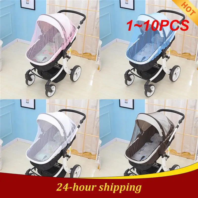 1~10PCS Summer Mosquito Net Baby Stroller Outdoor Mosquito Repellent Insect Shield Net Safe Infants Protection Mesh Stroller