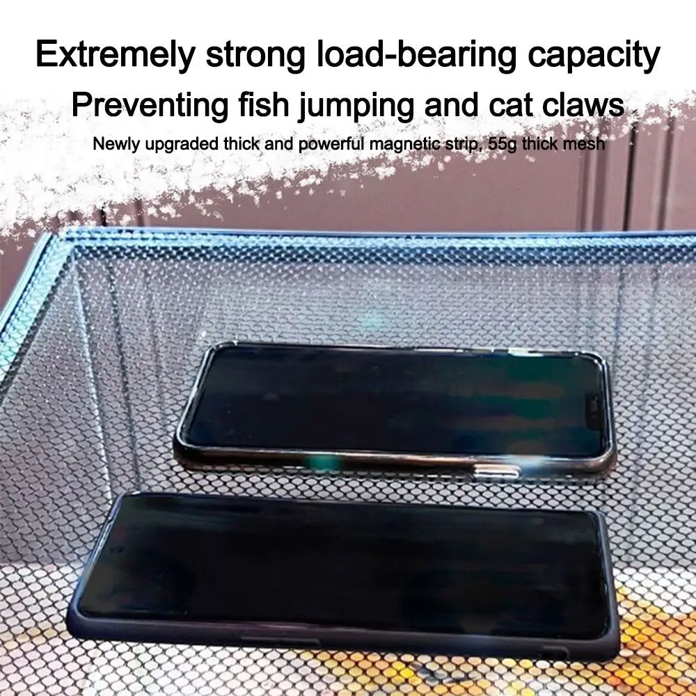 Robuster Magnetischer Aquariumdeckel DIY Einfache Installation Aquarium-Netzabdeckung Schildkrötenbecken-Netz Aquariumabdeckung – Detail 3