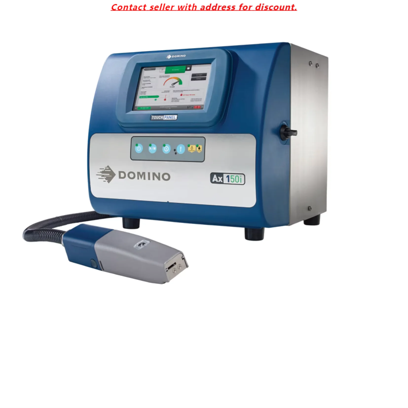 

Domino Ax150i Cij Continous Inkjet Printer Original Ax150i Printer Machine For Carton Glass Box Industrial EXP MGF Printing