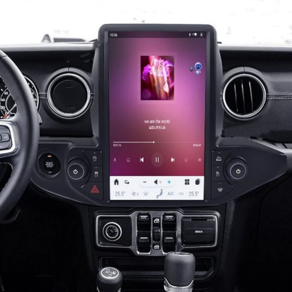 Android 13 For Jeep Wrangler Rubicon 2018-2021 Car Video Player Radio GPS Navigation Stereo Multimedia Head Unit Audio Screen