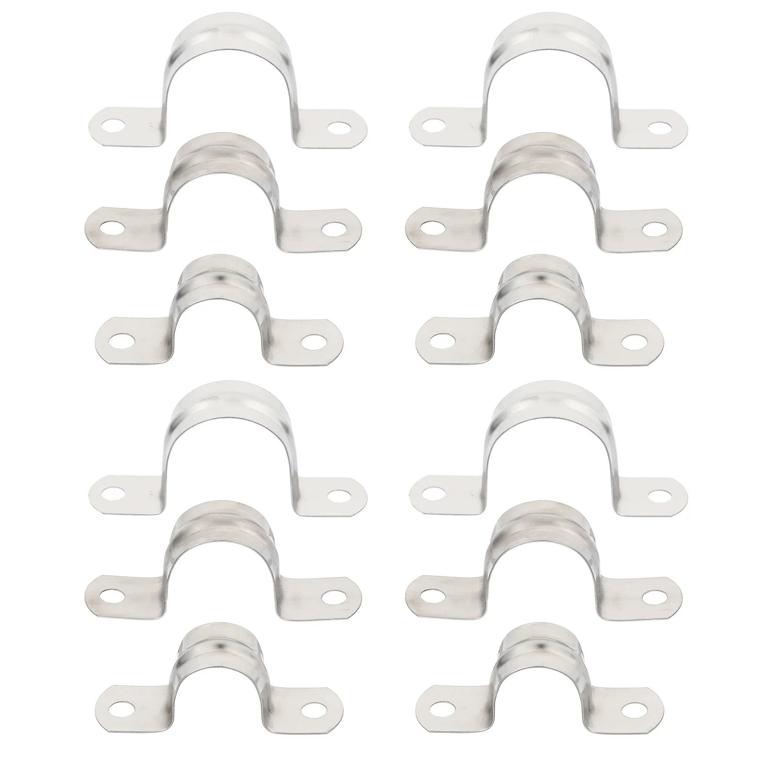 

36Pcs Stainless Steel U Clamps Saddle Clips Thickened Corrosion Resistant Plumbing Tube Strap Clamps Hose Clamp Fasteners