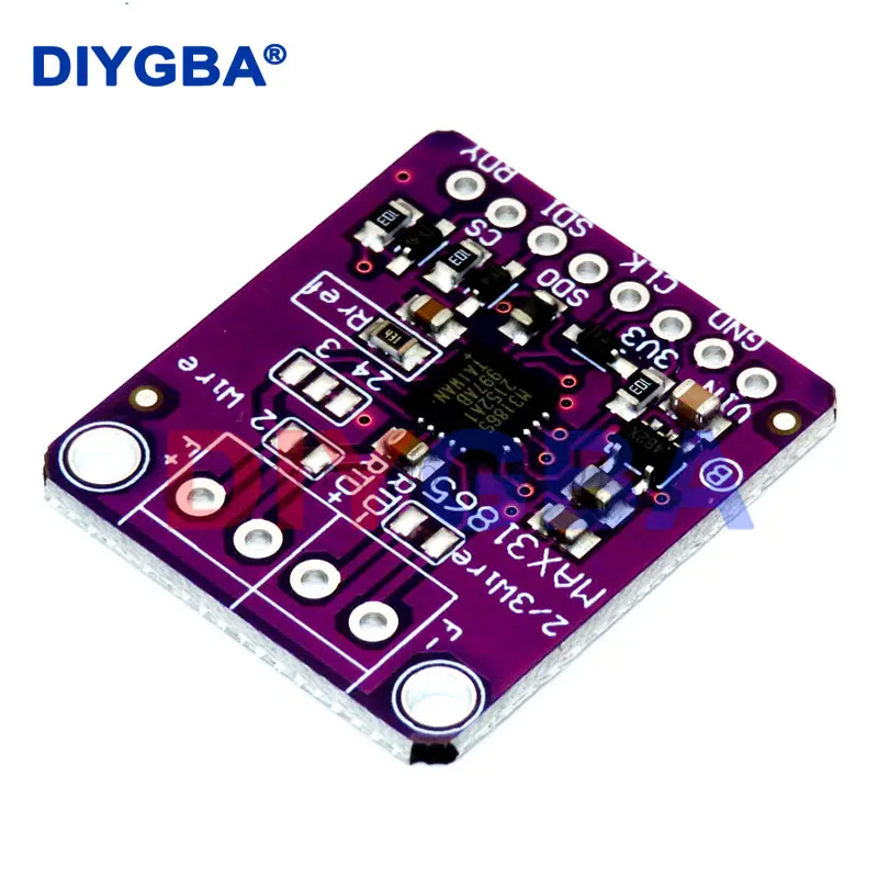 MAX31865 PT100 to PT1000 RTD-to-Digital Converter Board Temperature Thermocouple Sensor Amplifier Module 3.3V/5V For Arduino