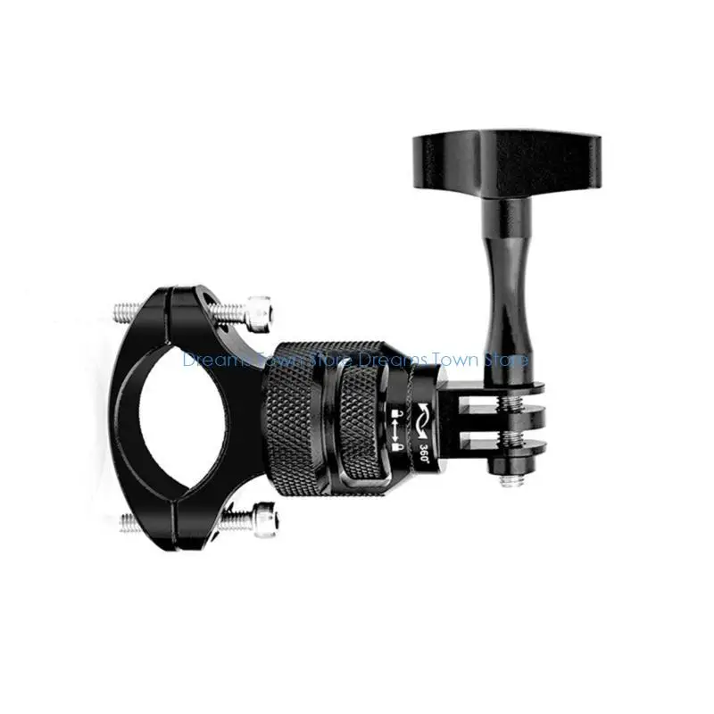 حامل مقود دوار HX6A مضاد للاهتزاز 360 درجة لكاميرات الحركة الخاصة بالدراجة النارية