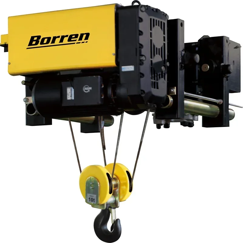 Superior Quality Trolley Crane  Hoist Heavy al Wire Rope Hoist For Warehouse
