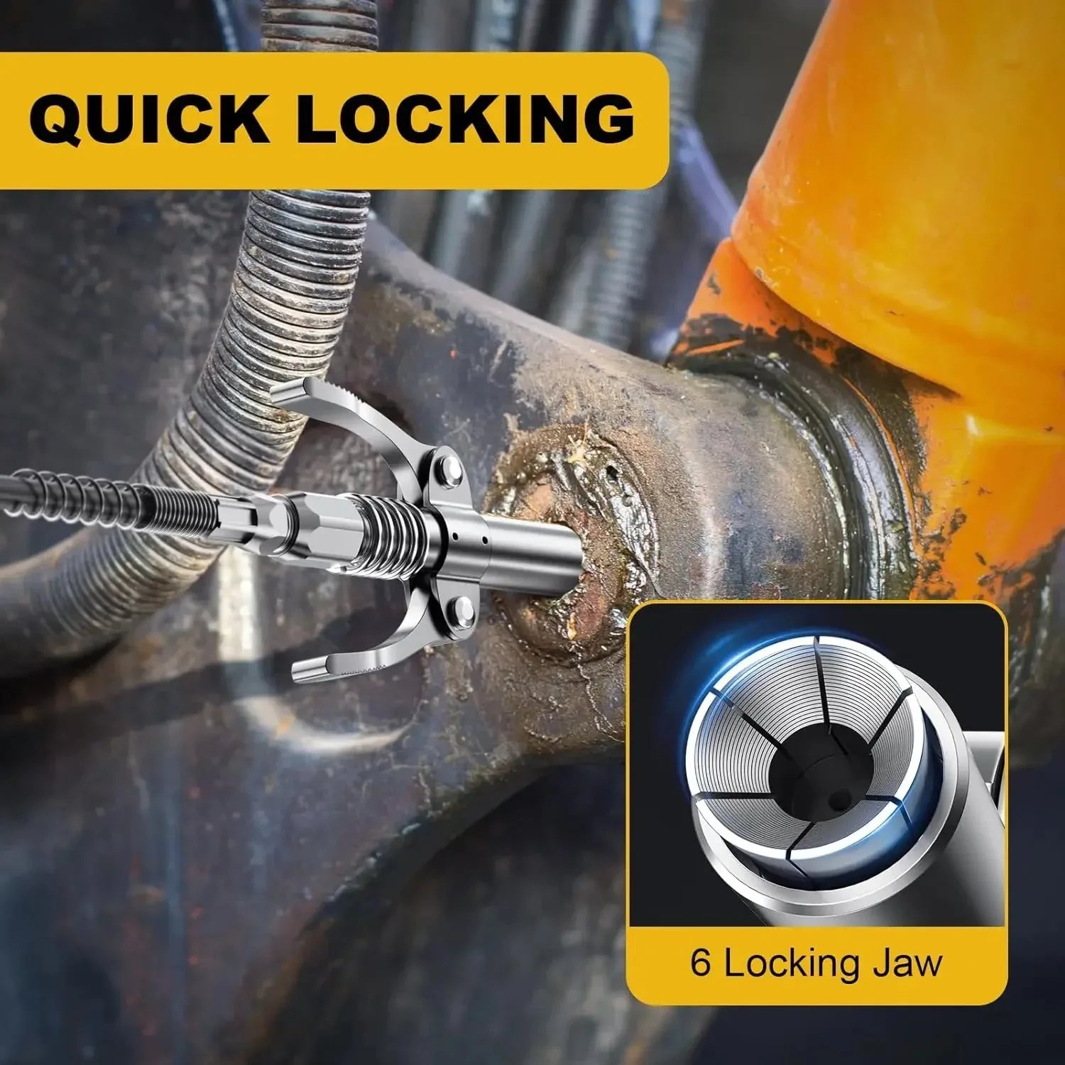 

Ручной смазочный пистолет высокого давления, одинарный и двойной стержень с рычажным управлением, многоцветный набор для тяжелых условий эксплуатации