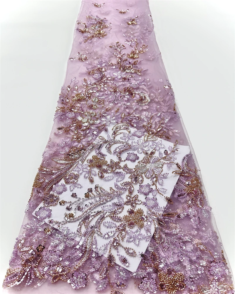 قماش دانتيل فاخر راقي مع ترتر، تطريز فرنسي، عريس ثقيل، أزياء أفريقية، نيجيرية، فستان سهرة