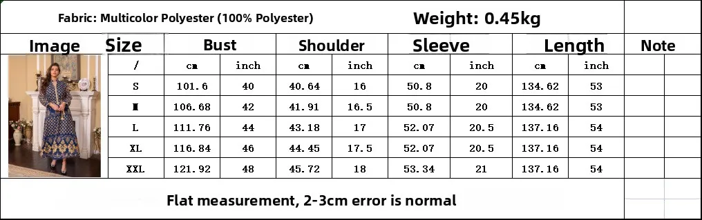 2023 Faionable Embroidered Dr Women's Large Size Long Robe Cross-Border Middle East Sle Southeast Asian Loose Waist