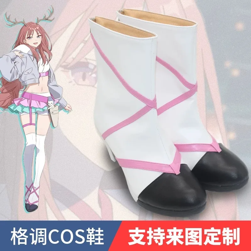 Cosmic Princess Kaguya! Roka Ayatsumugi Cosplay Shoes Punk Boots For Halloween