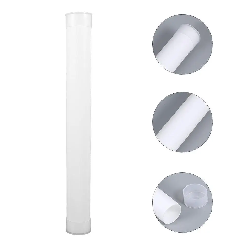 4pcs Plastic Round Tubes Caps 35x31cm Storage Containers for Poster Map Mailing Travel ganization Shipping Tube Packaging
