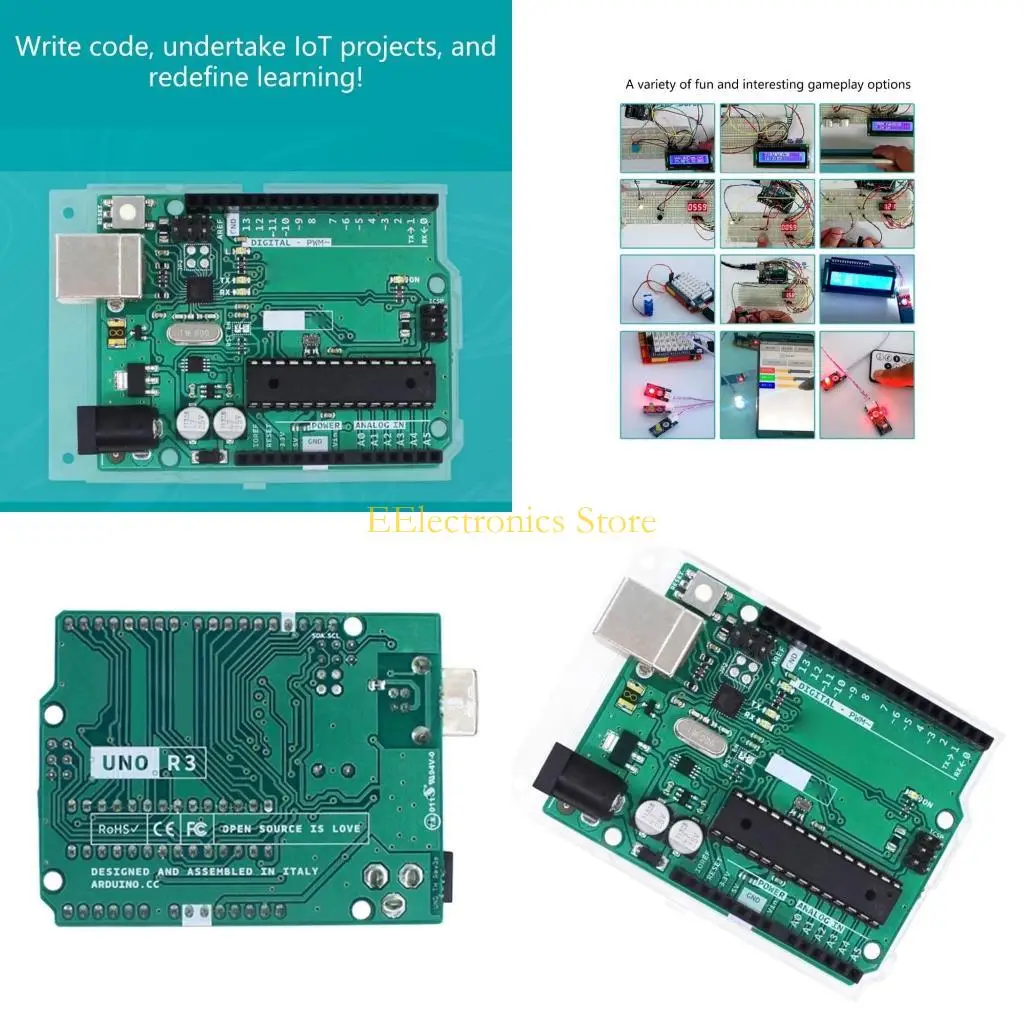B03C Development Board ATMEGA328 Shield Expansion Board C Language Programming Module Expansion Learning Accessories