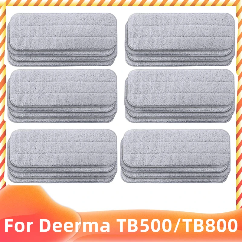 For Xiaomi Mijia Deerma TB500 TB800 Cleaning Cloth Head Wooden Carbon Fiber Parts Accessories