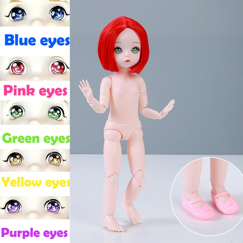 Bambole Bjd per ragazze ragazze nude ob11 Mini bambola bjd 12cm giocattoli bambini giocattolo per bambini bambola per bambini 1/12 Reborn silicone baby