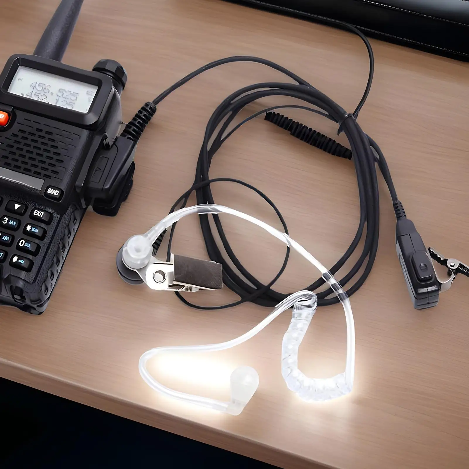 سماعة أذن أنبوبية صوتية سرية أنبوب صوتي لسماعة الأذن تصميم مريح سماعات أذن متعددة الاستخدامات أجزاء صوت لعشاق