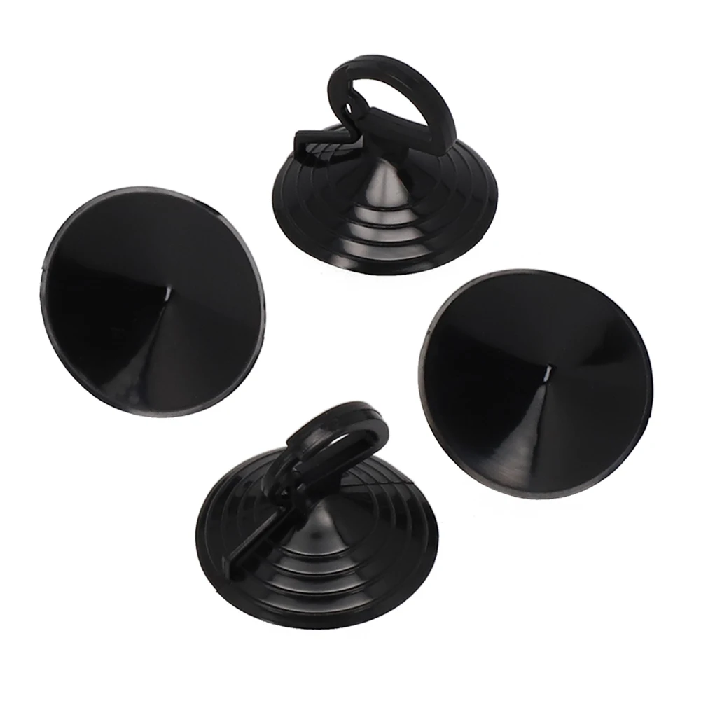 

Exquisite High Quality Practical Brand New Car Sunshade Sucker Suction Dovetail Clear Cups Trim 10Pcs 3.5cm Black