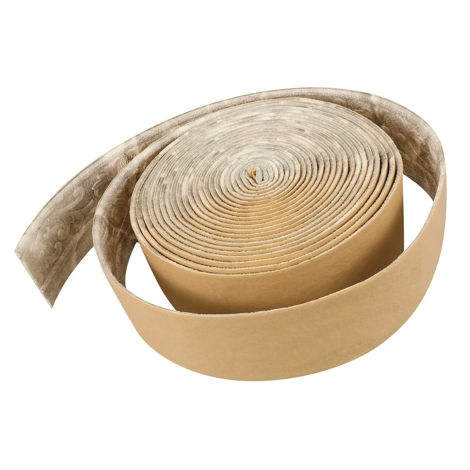 

1 Roll Marble Gray Border Trim Sticker Thickened Self-Adhesive Baseboard Skirting Line Decorative Kitchen Bathroom Wall Trim