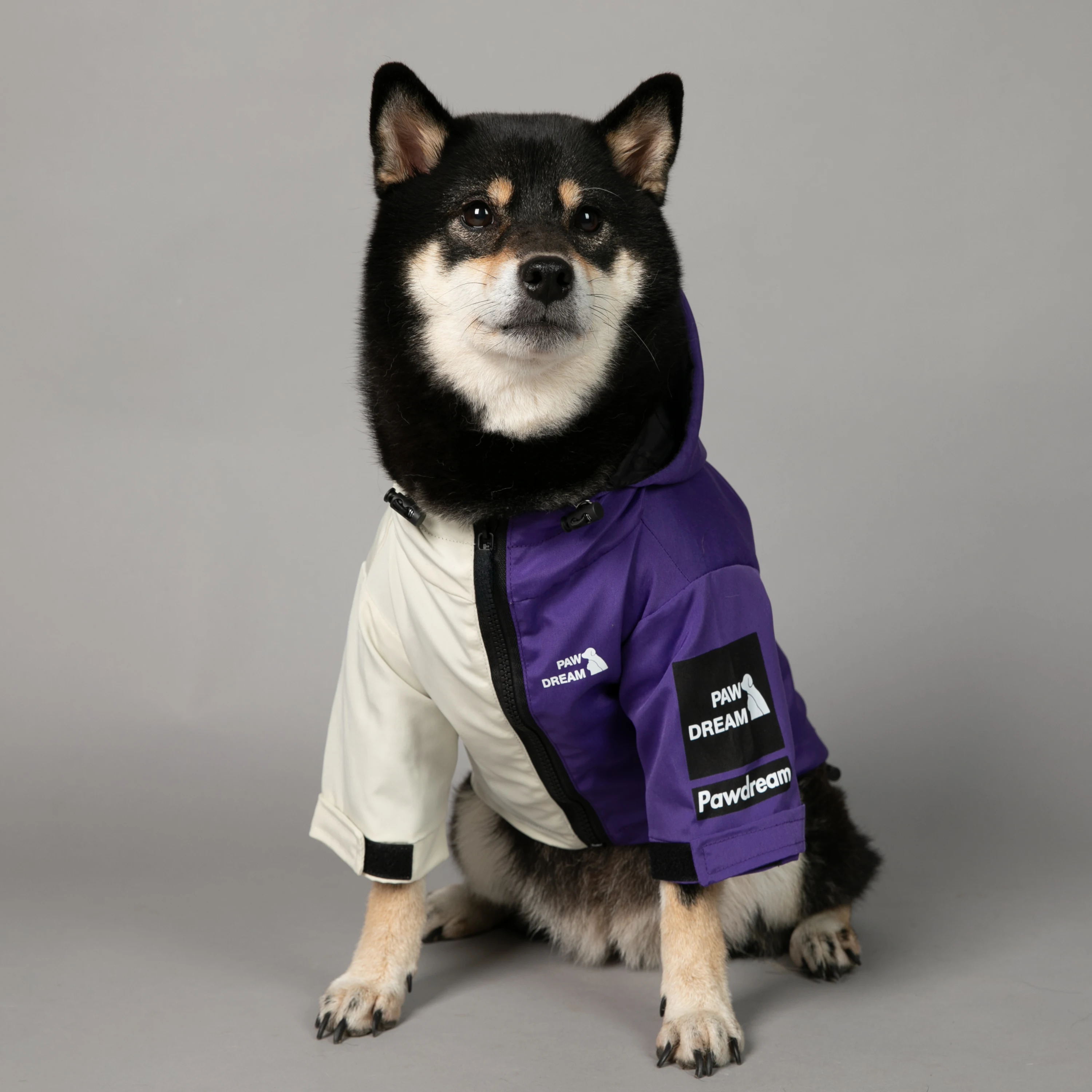 

PAW DREAM Dog Clothes Raincoat For Small Big Dogs Wind Coat Windbreaker French Bulldog Hoodie Dogs Clothes Jacket Shiba Inu