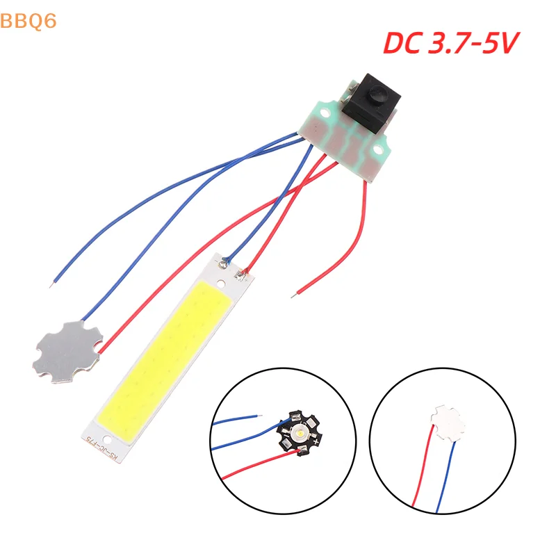 

1pcs Double LED Light Board With Control Switch DC 3.7-5V Flashlight Night Lighting Desk Lamp DIY Accessory