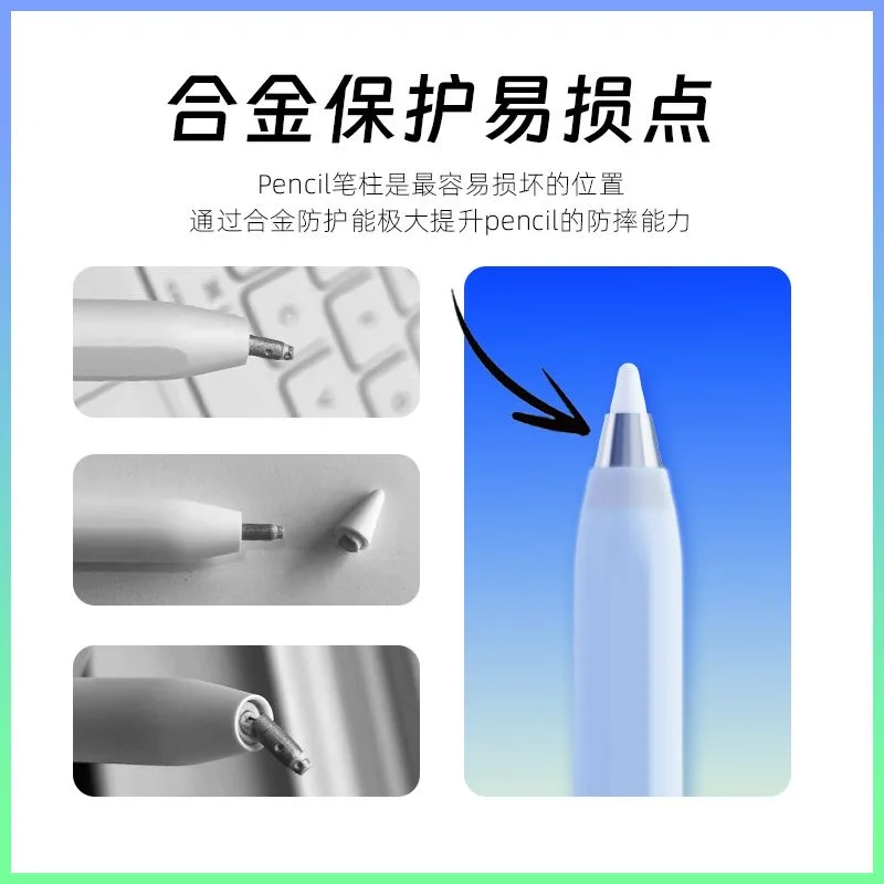Silicone Ergonomic Grip Holder Protective Case fundas for Apple Pencil 2 3 iPad Touch Pencil Pro Accessories
