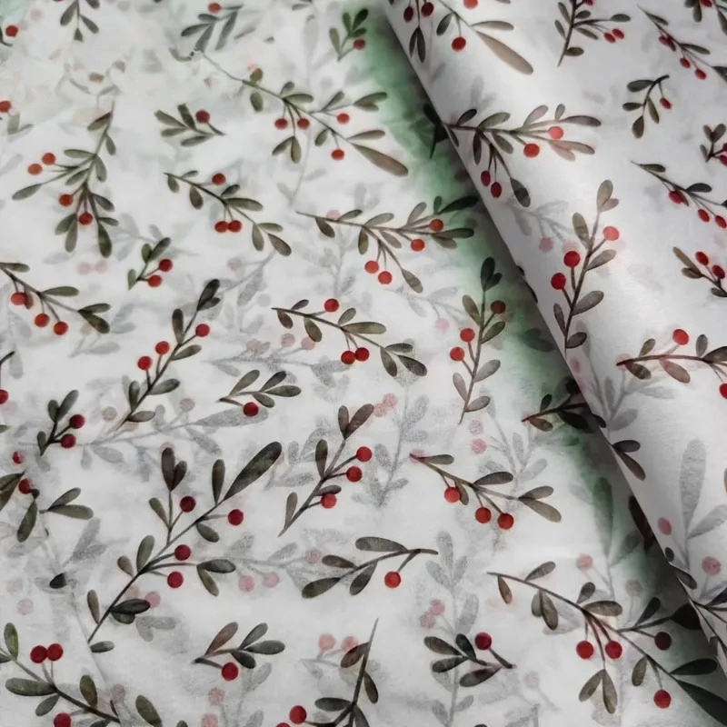 30 Stück/10 Stück Stechpalme, dünnes Beerenpapier, wachsbeschichtete Geschenkverpackung, Partygeschenkverpackung für Weihnachten, Thanksgiving, Geburtstage – Detail 9