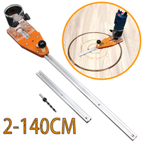 2-140CM Circle Cutting Jig For Makita Electric Hand Trimmer Wood Router Milling Circle Slotting Trimming Machine WoodworkingTool