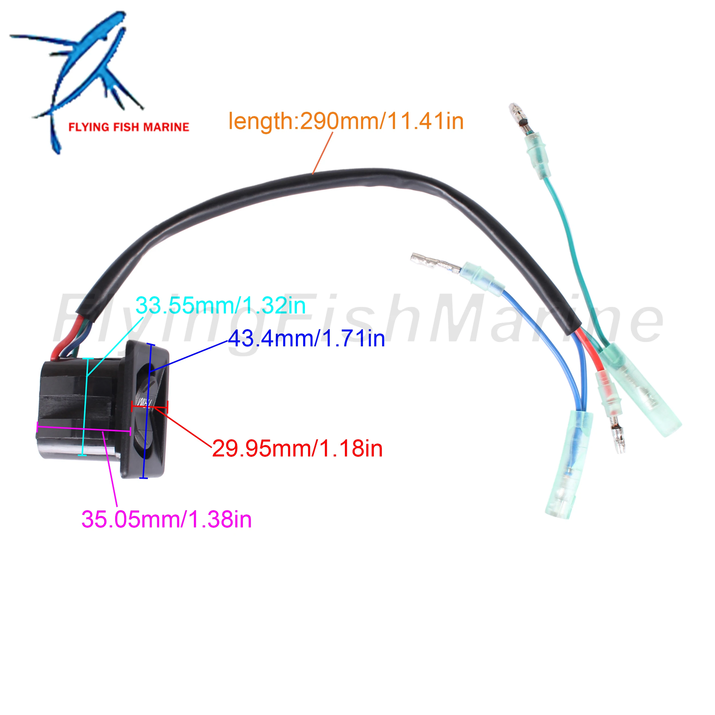 Outboard Motor 87-8M0042301 856990 896620 18286A13 18286A25 18286A27 Trim Tilt Switch for Mercury Force Mariner 30-300HP