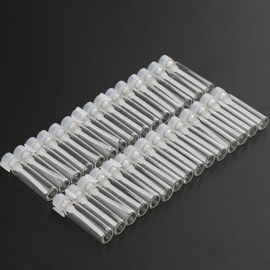 Travel 30 Refillable Premium Sample Vials Perfume Essential Oil Glass Bottle